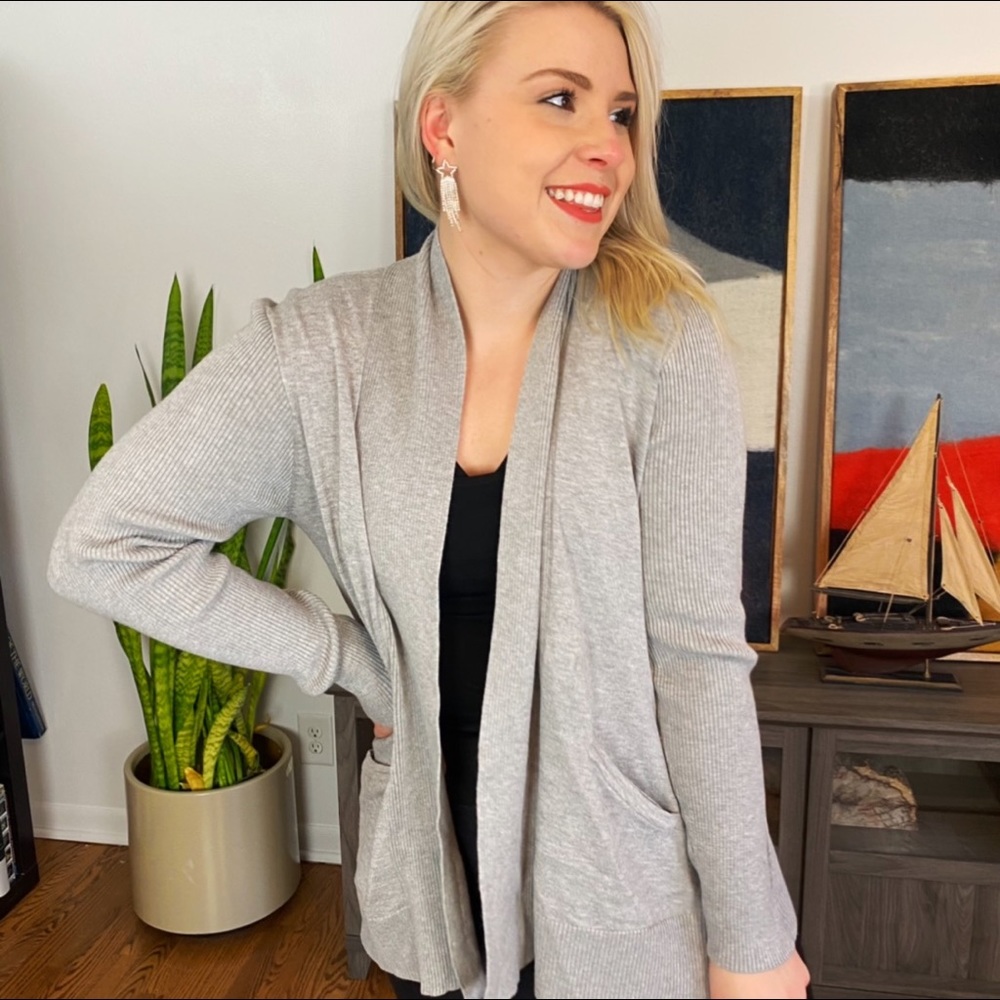 Verve Ami Grey Cardigan - Picture 2 of 7